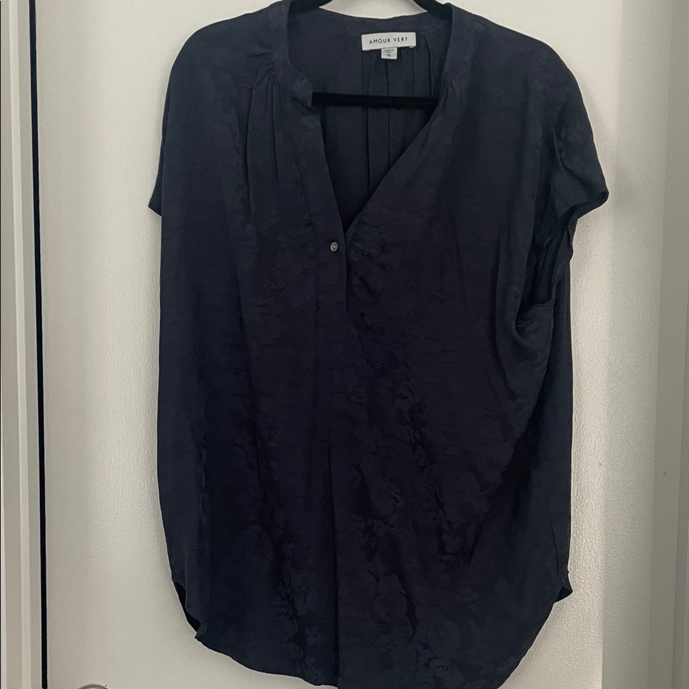 Renata Amour Vert Midnight Blue Blouse